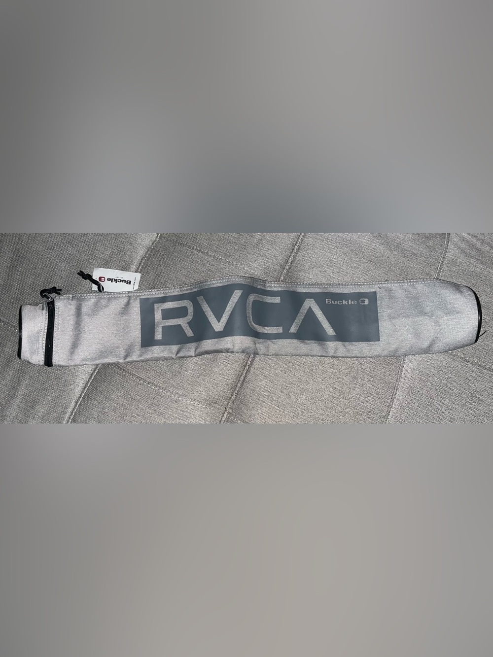 RVCA Insulated Can Cooler Bag Carrier Travel Hiking Picnic Gray Holds 5 NEW